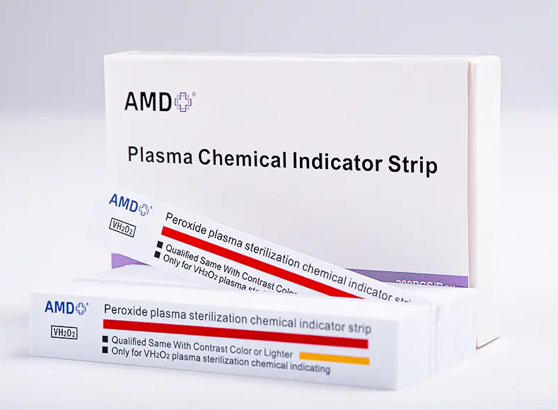 Bandă cu benzi indicatoare pentru abur: protejează sterilizarea